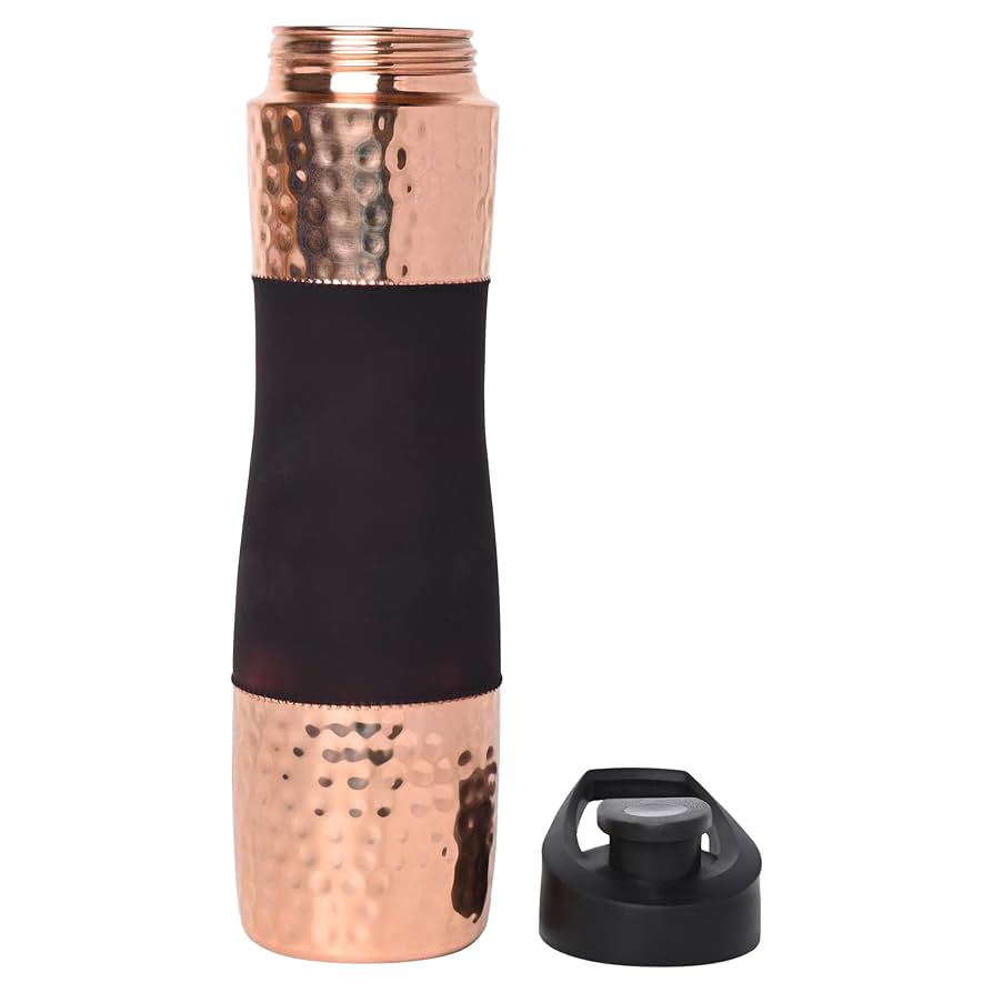 Amazon.com: Pure Copper Water Bottle with Sipper, 1000 Ml